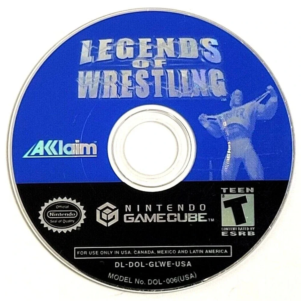 LEGENDS‎ OF WRESTLING - GAMECUBE GAME - DISC ONLY